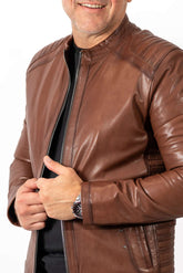 Men's leather jacket James